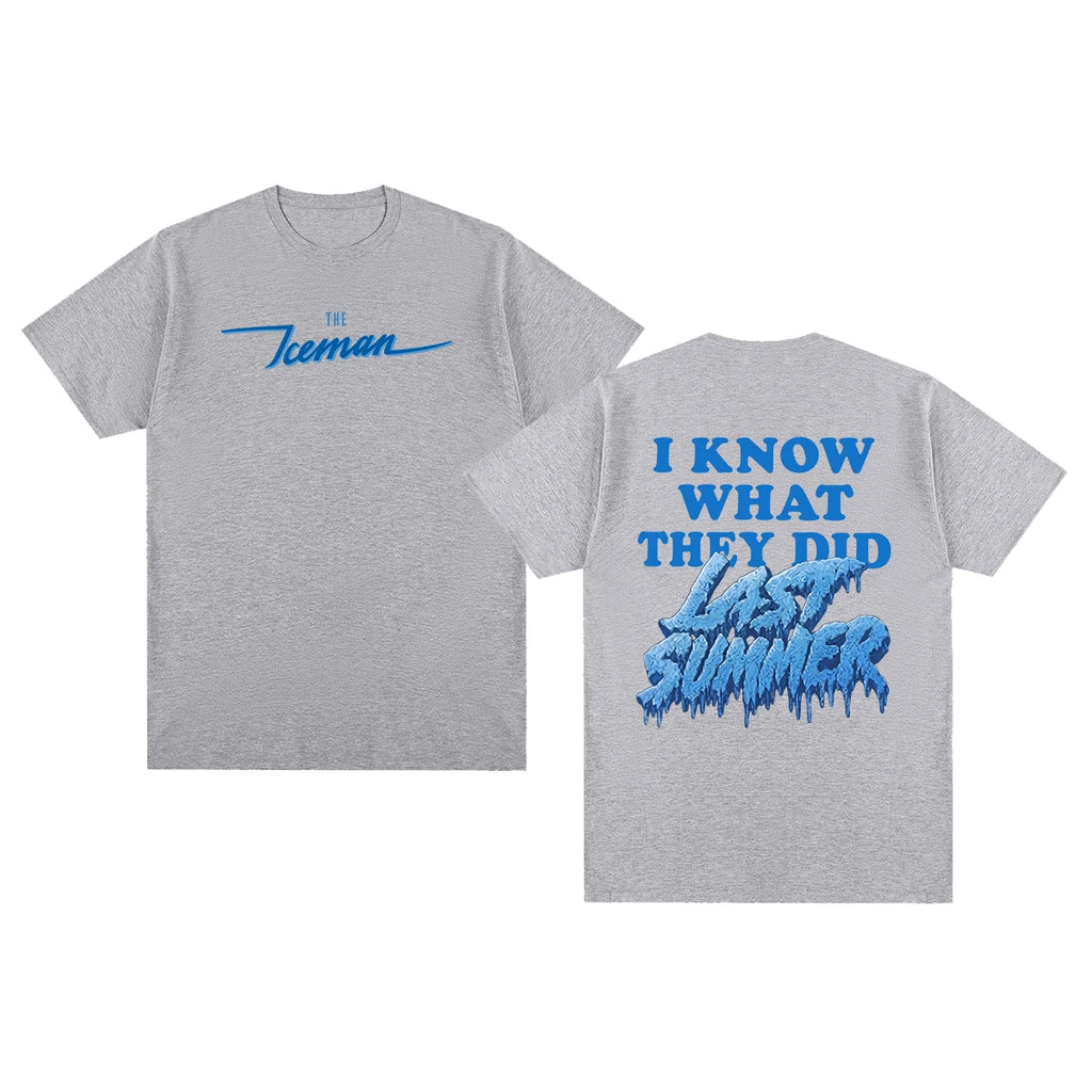 Drake ICEMAN Vintage T-shirt Merch Blue Streetwear Y2k Clothes Female Male Cotton Men T shirt New TEE TSHIRT Womens tops