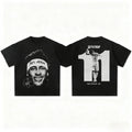 American Hip Hop Summer Neymar American Short Sleeve Crew Neck Heavy T-Shirt Men's and Women's Retro Fashion Short Sleeve Top