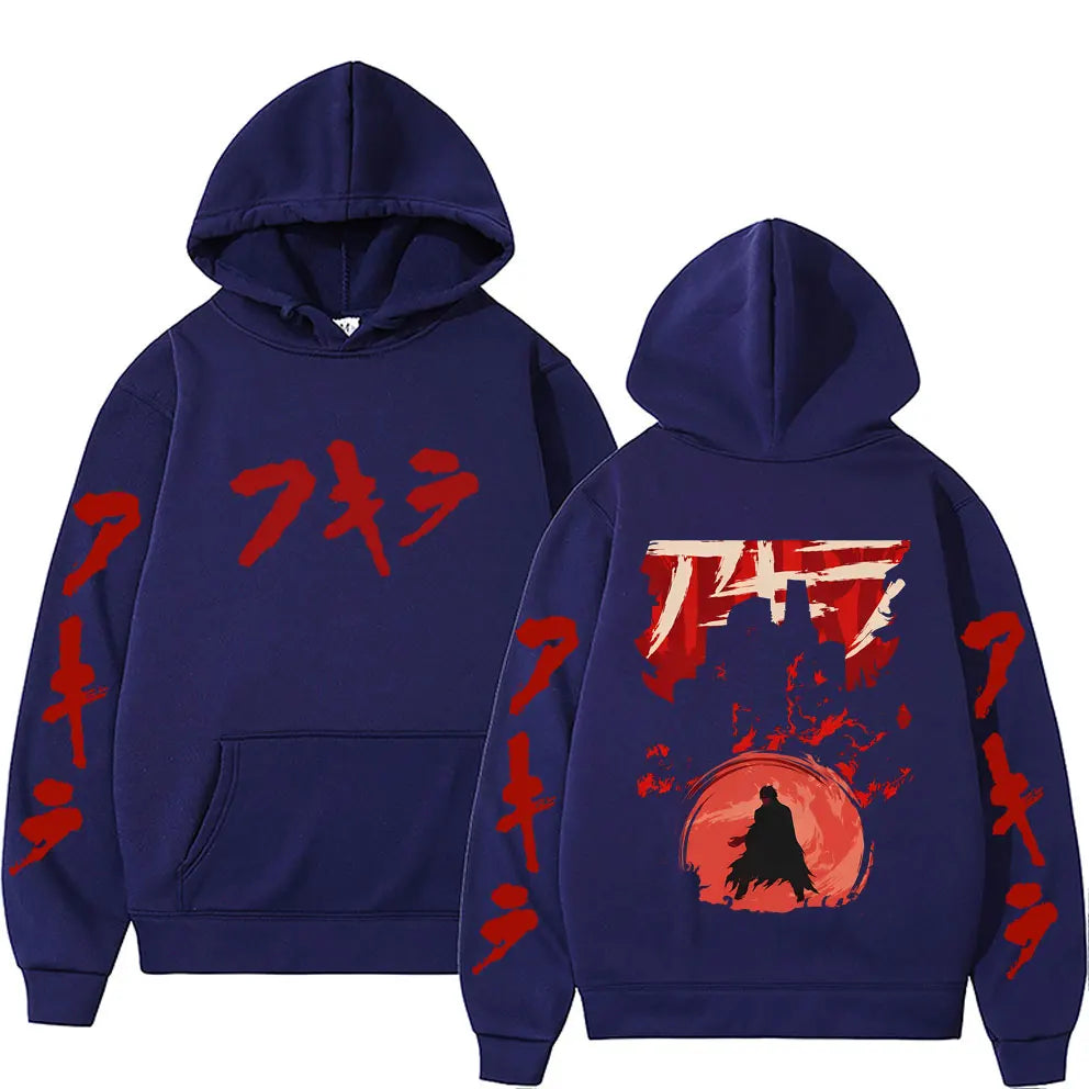 Anime Akira Hoodie Japanese Science Fiction Cartoon Movie Shotaro Kaneda Pullover Hoodies Male Manga Fashion Trend Sweatshirt