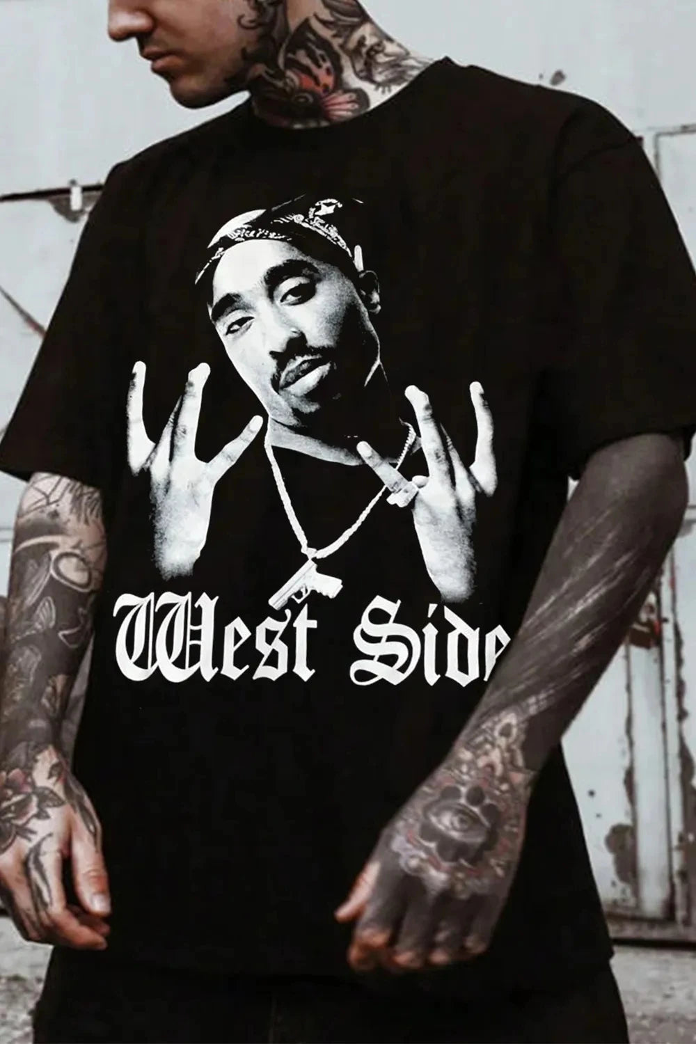 Rapper Tupac 2Pac & MJ Merch 2026 Fashion T Shirt Cotton Men's Clothing Women's T-Shirt Y2k Popular Fans Casual Summer T Shirt