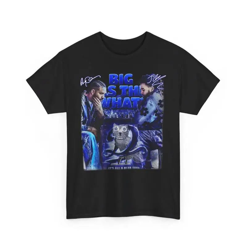 Drake J Cole Big As The What Tour 90S T Shirt Jcole Bootleg Vintage Rap
