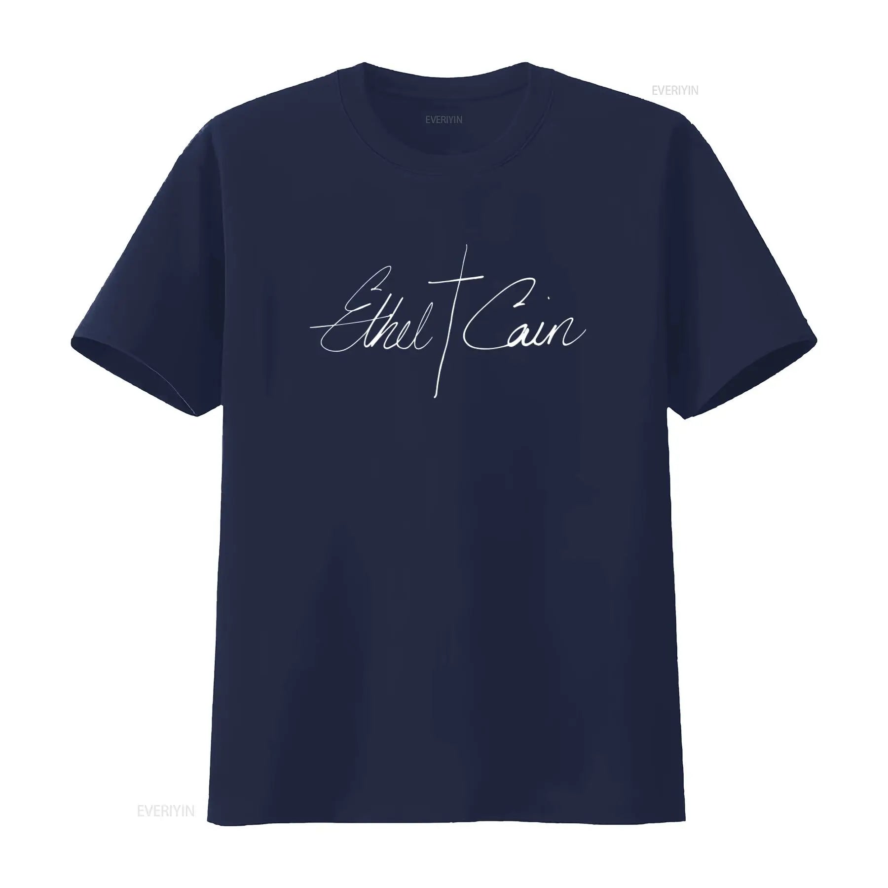 Ethel Cain Logo Preachers Daughter Heavyweight Black  T Shirt vintage Washed Slightly graphic Breathable Comfortable