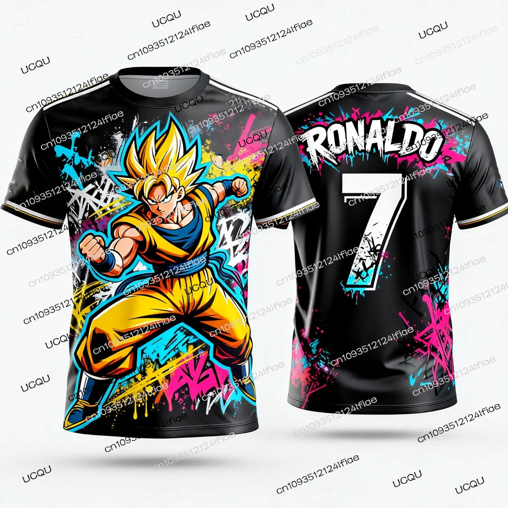 New 2026 Dragon Ball Z Goku/Vegeta Special Edition Soccer Jersey Ronaldo Man Soccer Jersey Special Edition Fan Jersey Set
