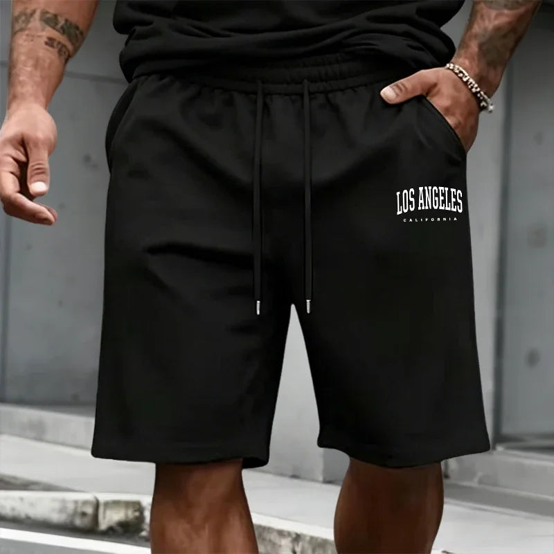 Men's Tracksuit Short Sleeve Top and Knee Length Shorts 2026 Summer Daily Casual Fashion T-shirt Outfits Home Outdoor Sportswear