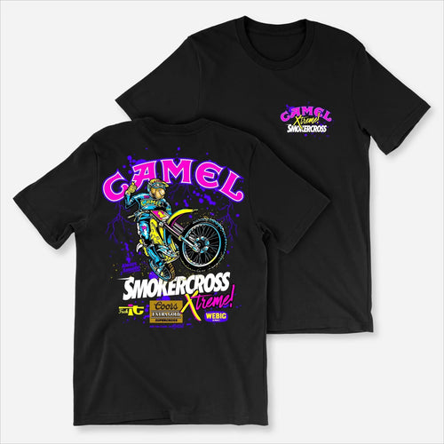 2026 Summer New Men's Women's Luxury Fashion Retro Car Camel Cigarette T-shirt Retro Cotton Top T-shirt Casual Street Wear Y2K