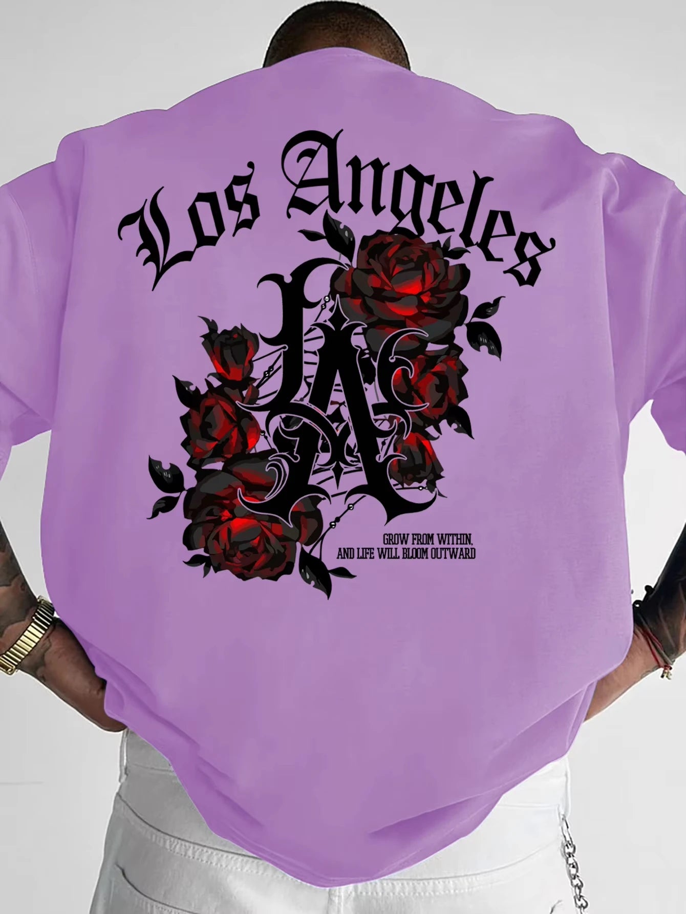 LA Gothic Rose Graphic Tee