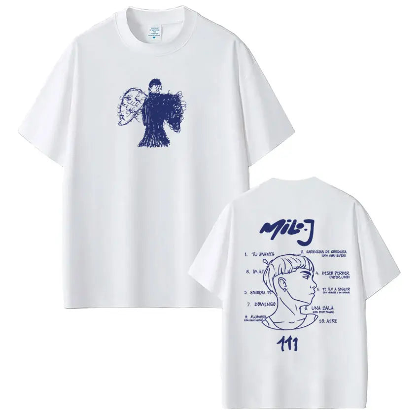 Rapper Milo  J Fashion Graphic T-shirt Men Women Hip-hop Loose T-shirt Short-sleeved Casual Harajuku Vintage Oversized T-shirts