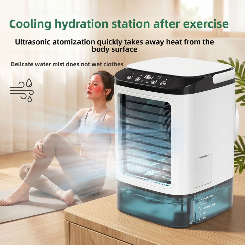 Portable USB Air Cooling Fan with Humidifying Function