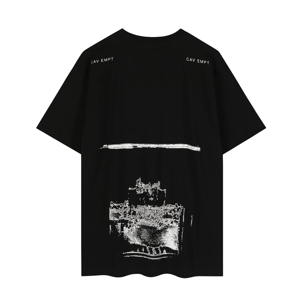26ss Cav Empt Vintage T-Shirt Men Women Best Quality CavEmpt Character Print Patterns Top T Shirt Tee