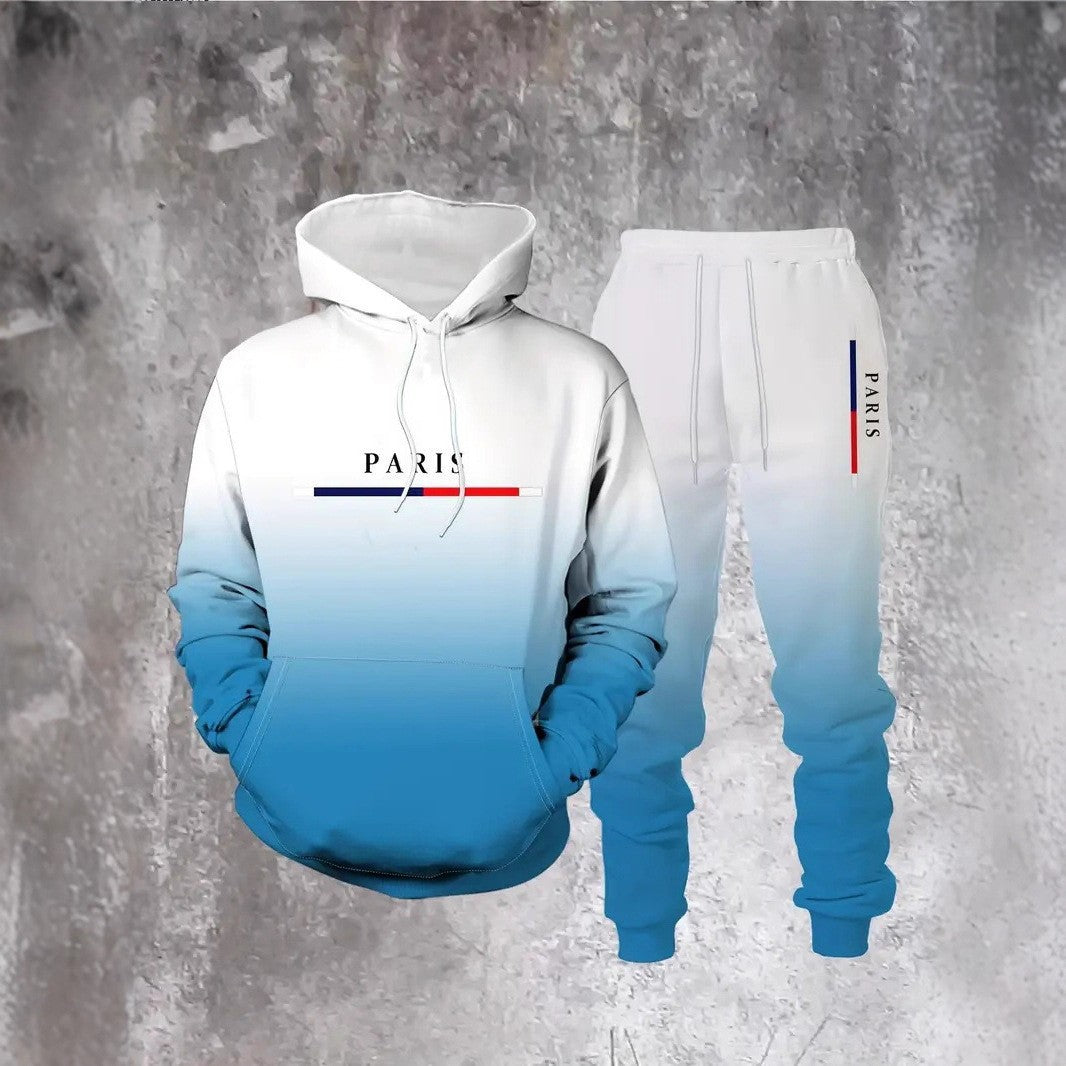 Mens 3D Print Hooded Sweatshirt