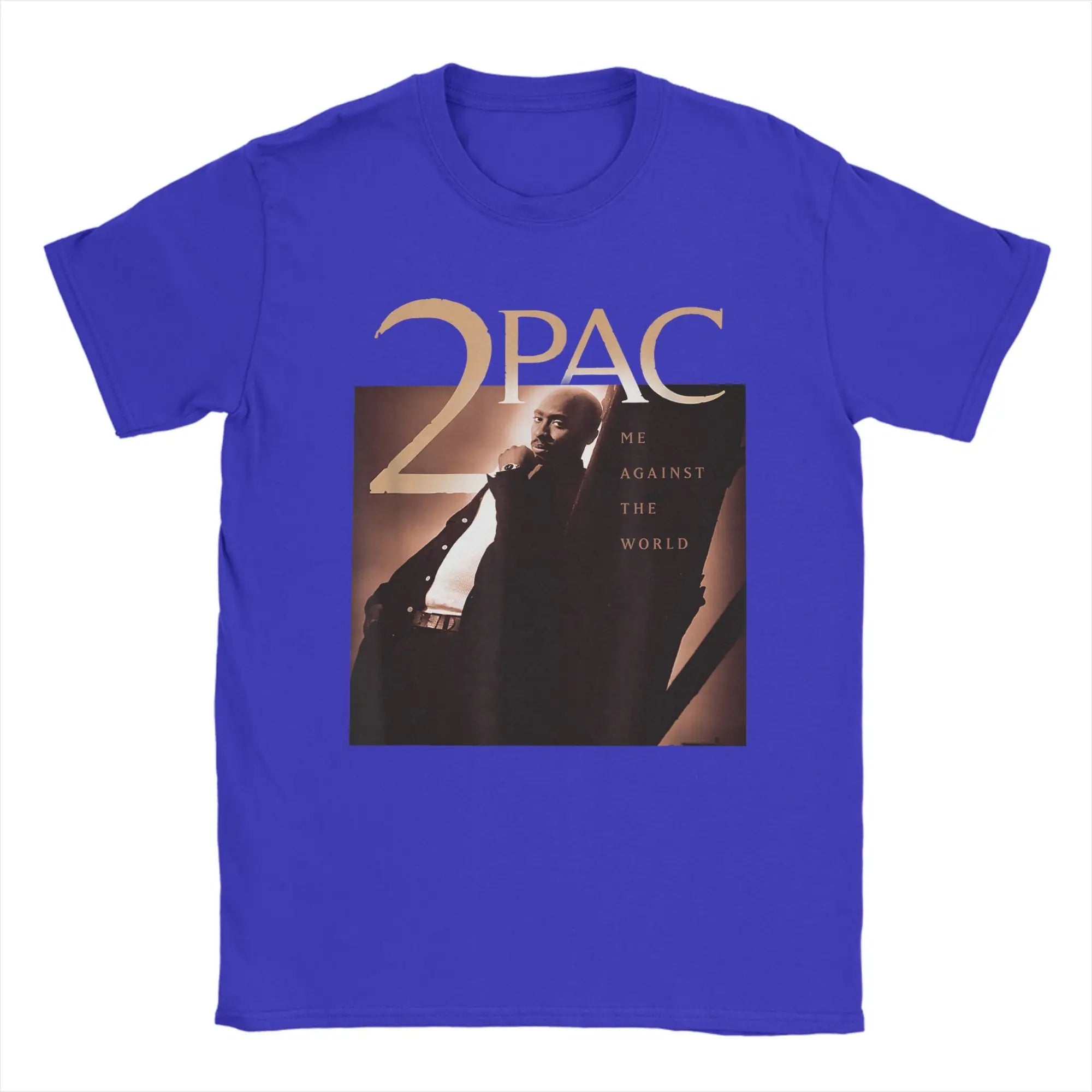 Rapper Tupac 2pac Graphic Printed (2) T-Shirts Men  Fashion 100% Cotton Tees O Neck Short Sleeve T Shirt Plus Size Clothes