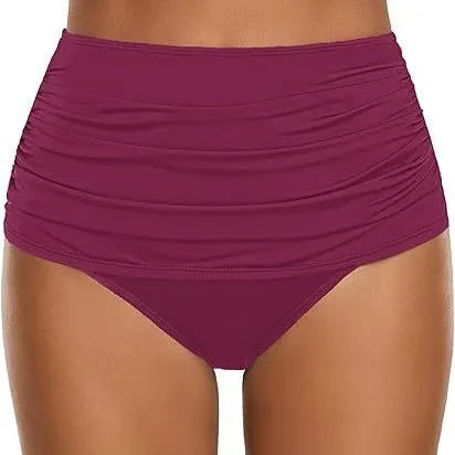 Woman Swimsuits Swim Shorts High Waist Black Swimming Shorts Butt Lifting Navy Blue Bathing Shorts Tankini Beach Shorts Solid
