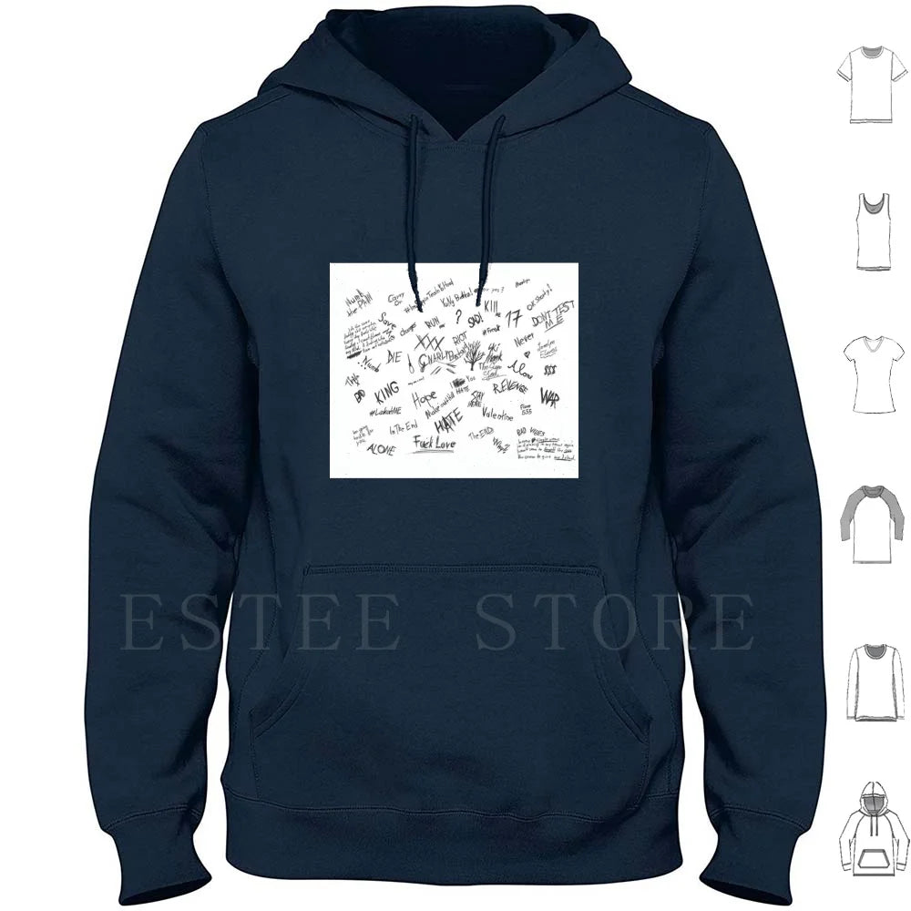 Signature Hoodies Long Sleeve Rapper Megan The Stallion Lil Durk Lil Uzi Vert Liluzi Playboi Playboi Carti Travis