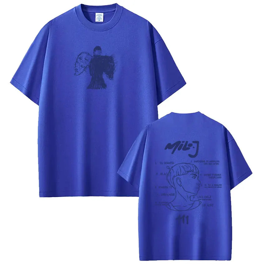 Rapper Milo  J Fashion Graphic T-shirt Men Women Hip-hop Loose T-shirt Short-sleeved Casual Harajuku Vintage Oversized T-shirts