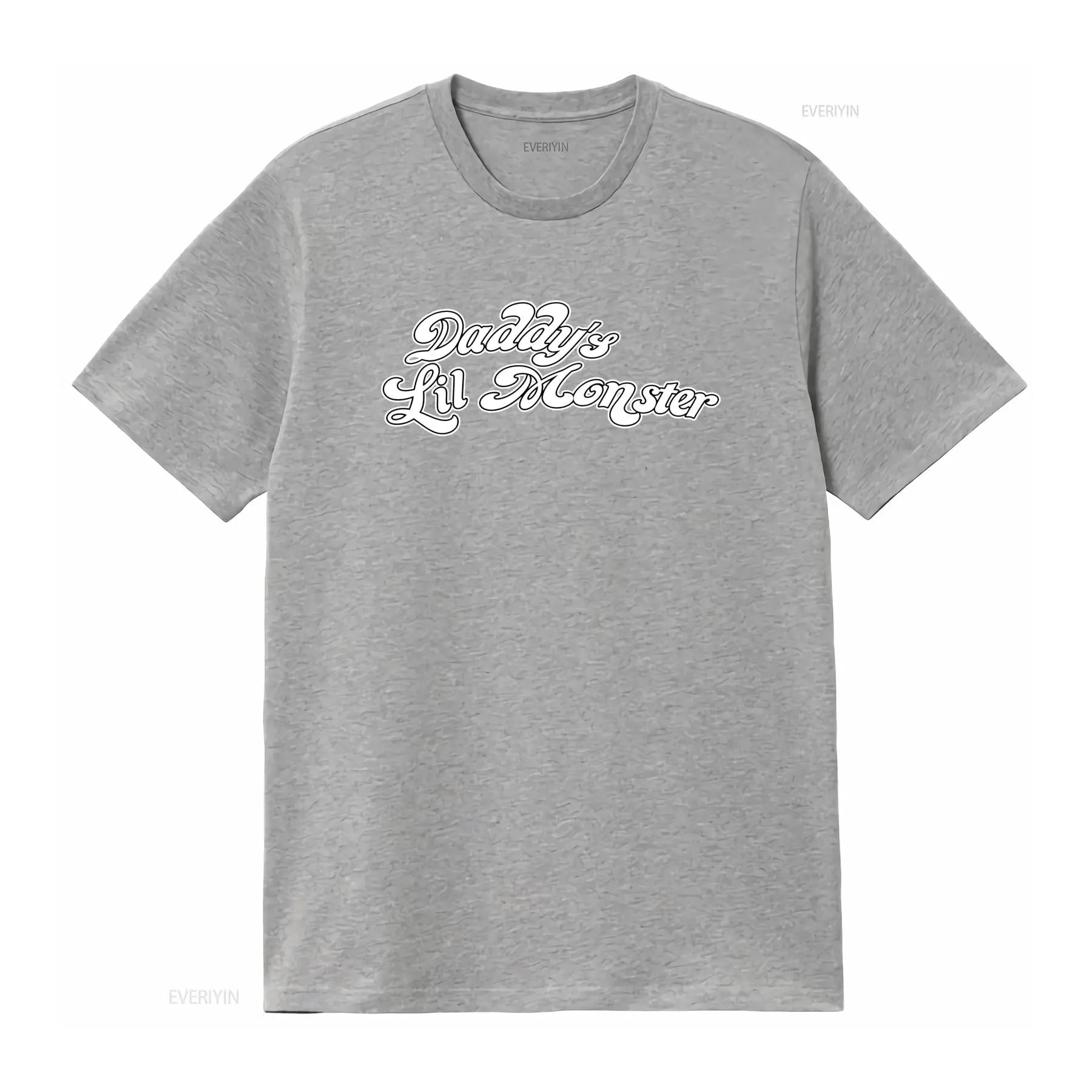 Daddys Lil Monster Sayings Fun T Shirt Sizes S to 5XL vintage Washed designer clothes Versatile Comfortable fashion graphic