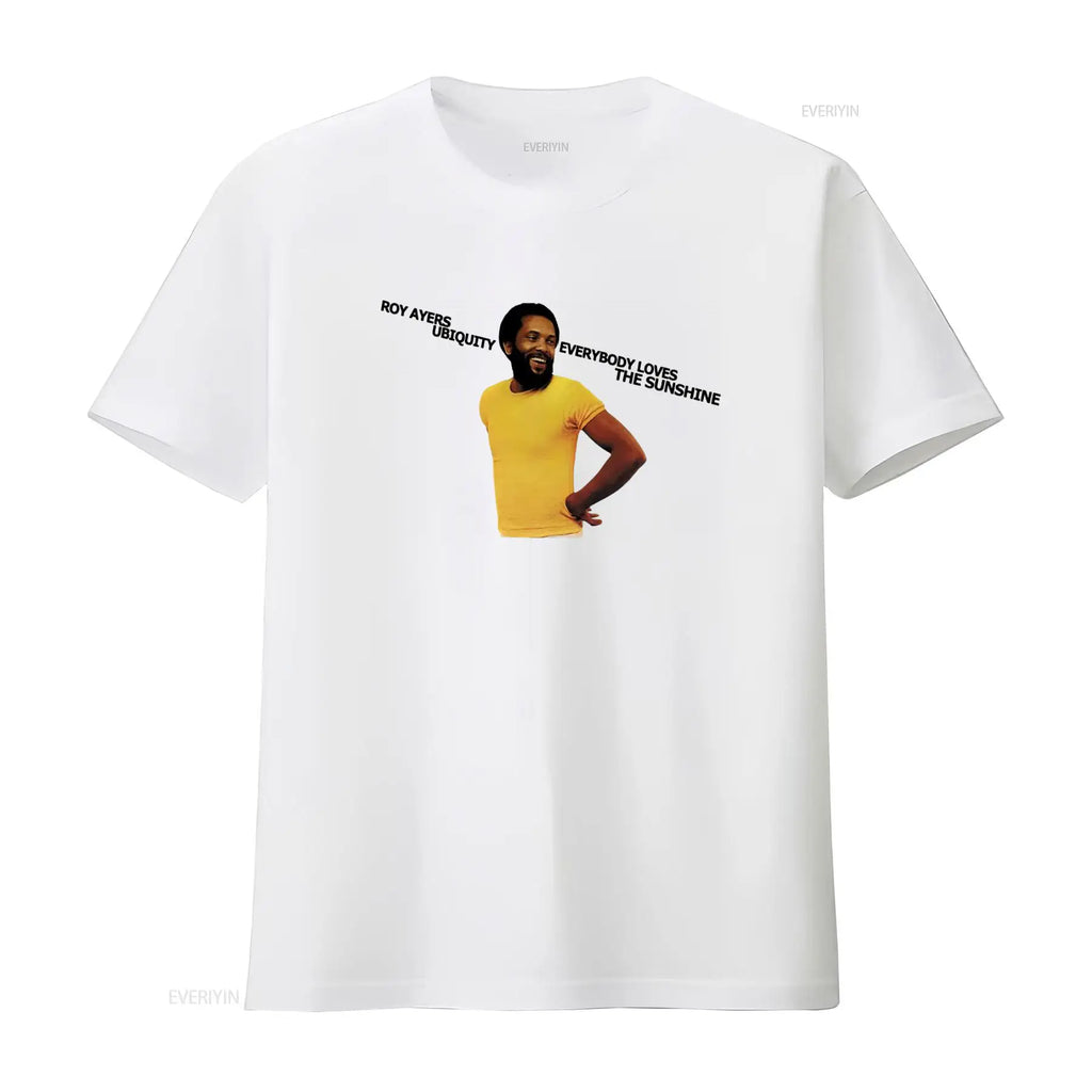 Roy Ayers Ubiquity Everybody Loves The Sunshine Jazz RAMP Vintage Hip Hop T Shirt vintage Washed Soft Breathable