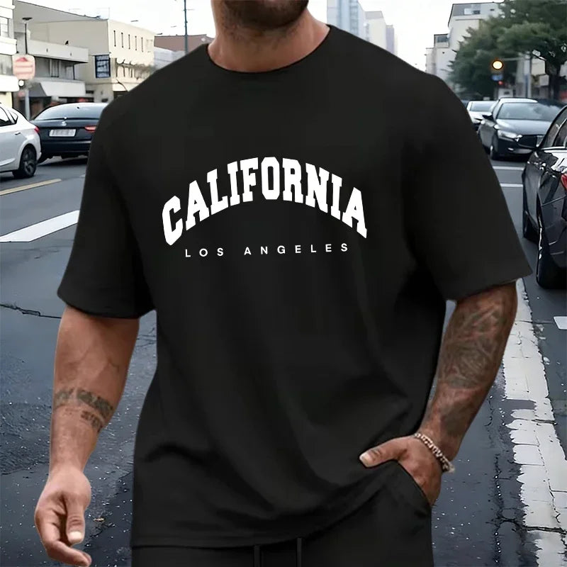 Men's T-Shirt Tracksuit Print Adult Sports Casual O Neck Short Sleeves Jogging Clothes Summer Street 2-Piece Set or Tees Shorts