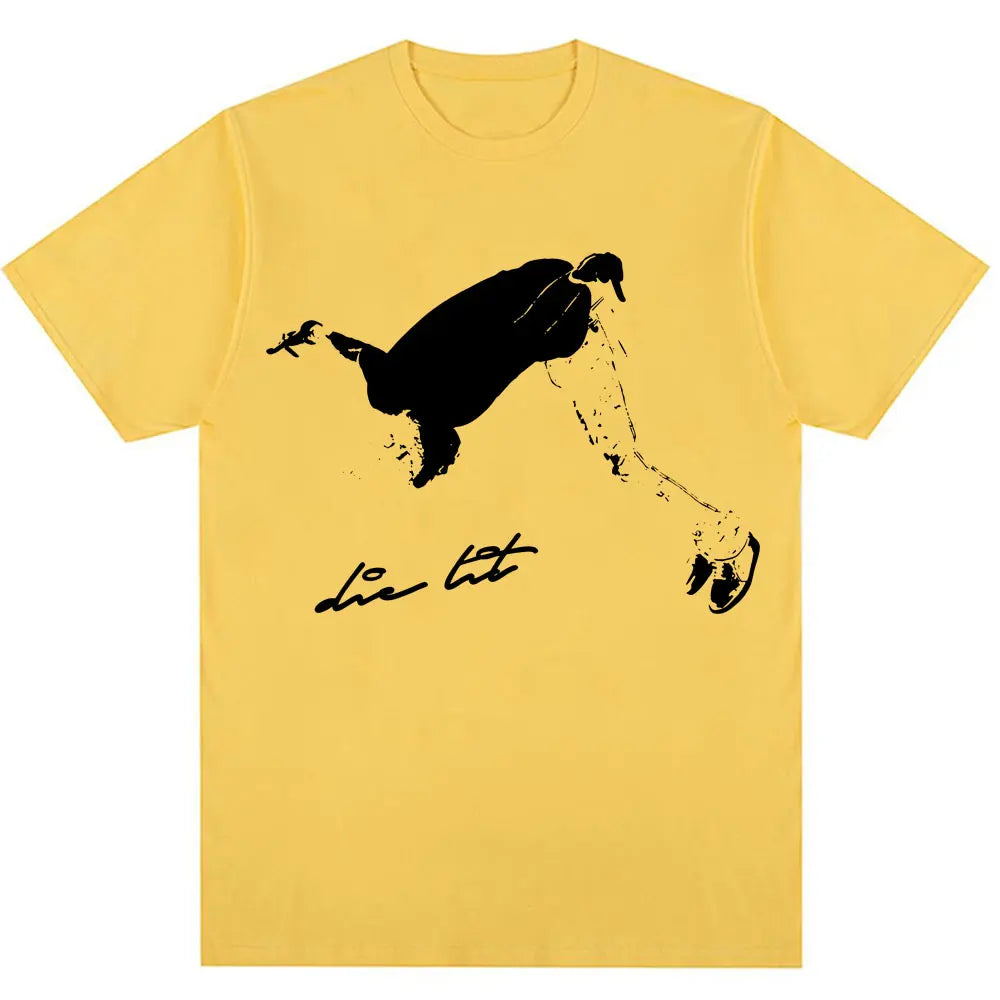 Rapper Playboi Carti Die Lit Garment Dyed T Shirts I Am Music Hip Hop Vintage Short Sleeve Women Oversized Cotton Punk T-Shirts