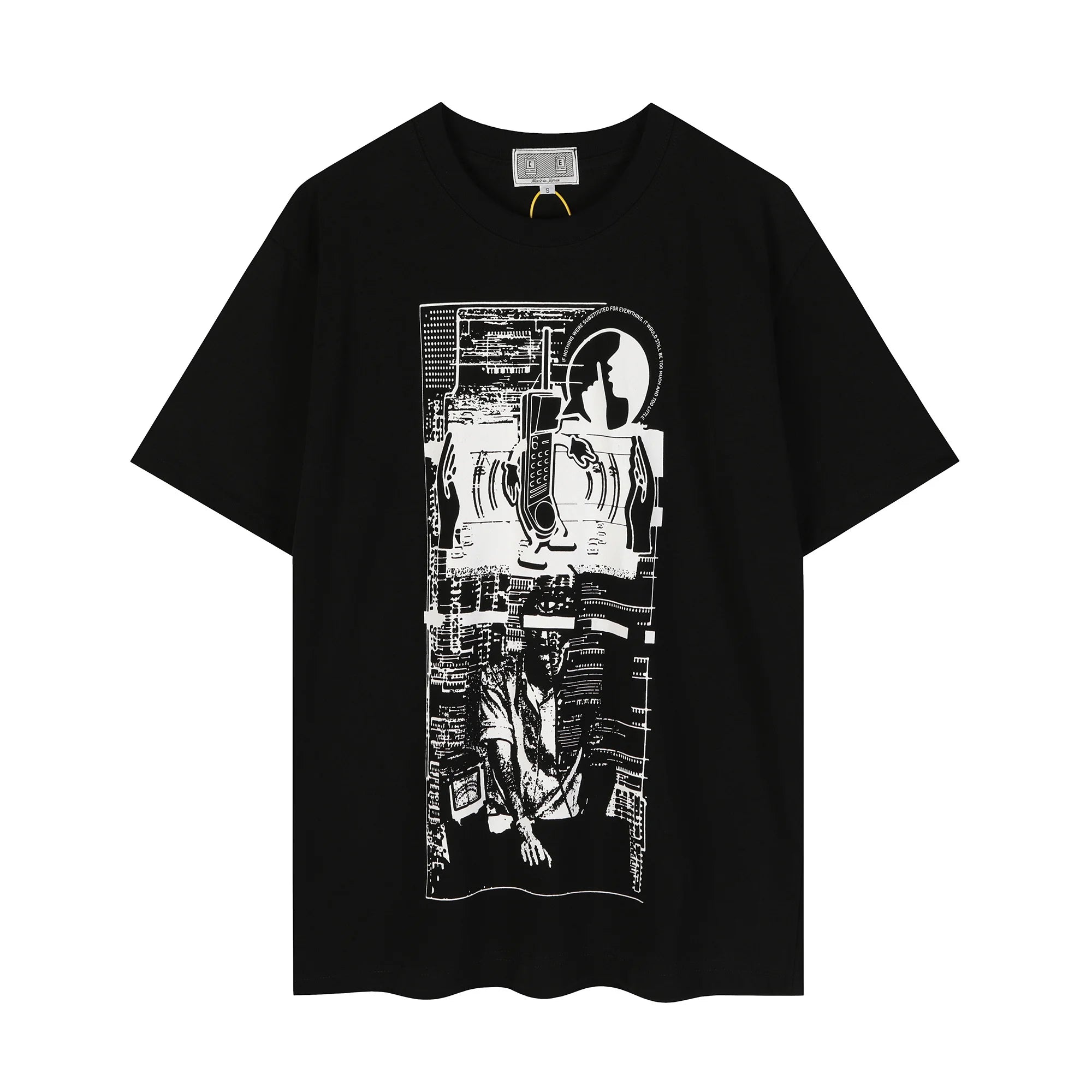 CAVEMPT Vintage T-Shirt Men Women High Quality CAV EMPT Spring and summer new print pattern round neck Top T Shirt Tee