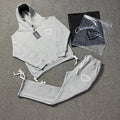New Hoodies Signature Heart Style Running Men Women Set Long Sleeve Shorts Autumn Season Unbranded Clothing Other Sets