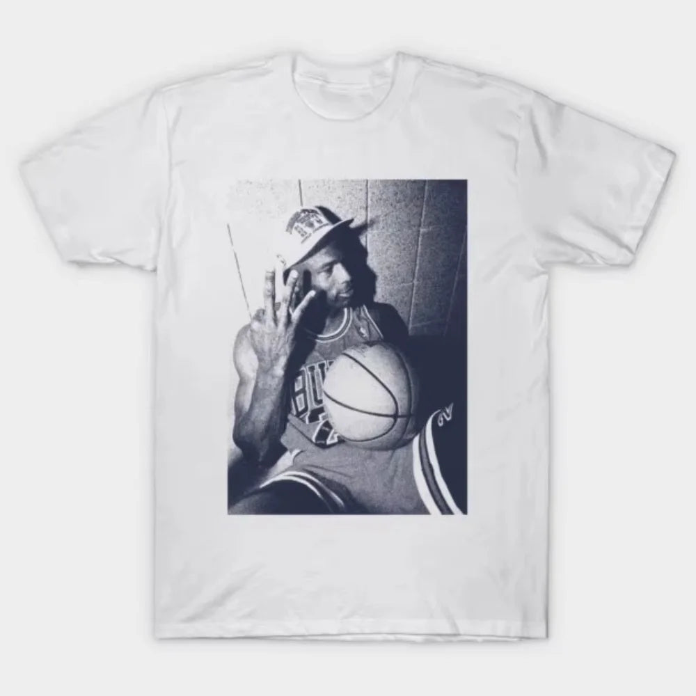 2026 Michael Jordan Basketball New Men's T-Shirt Unisex O-Neck Cotton Short Sleeve Oversized Fashion Popular Tee Fans Gifts