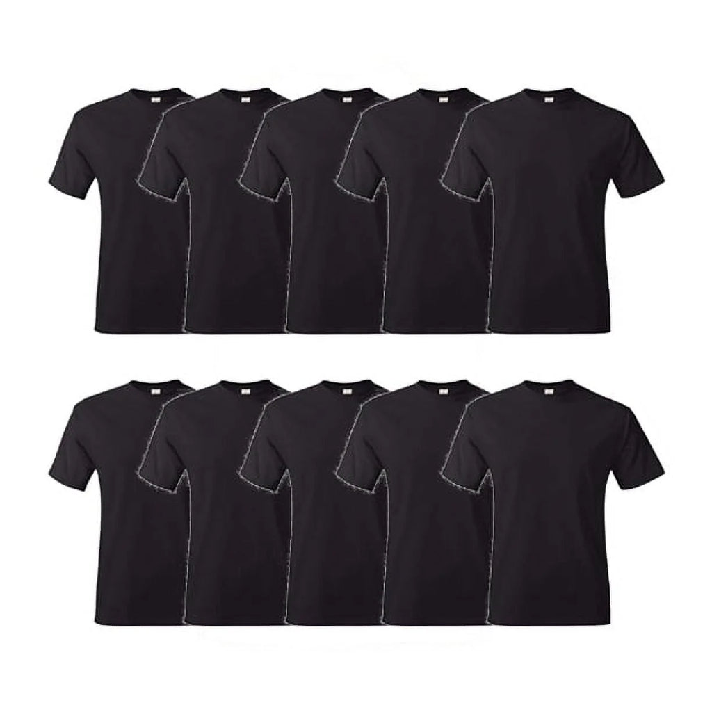 Flat Collar Easy Care Cotton, Crew T-Shirt 3 Pack (Men'S)