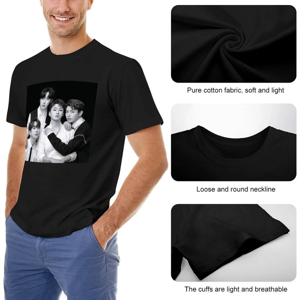 Forestella T-Shirt rapper graphic tees gifts for boyfriend tops summer tops mens plain t shirts
