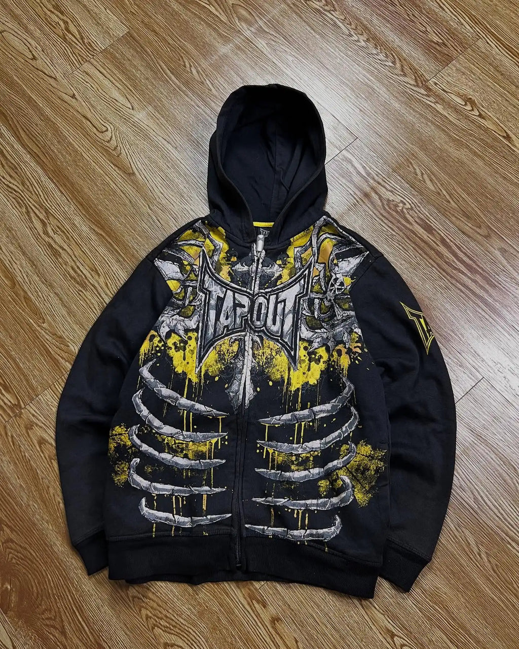 Explosions Hooded sweater Men American Retro Hip-Hop Street Graffiti Unisex Zipper Hoodie Fashion Printed Pattern Sweatshirt