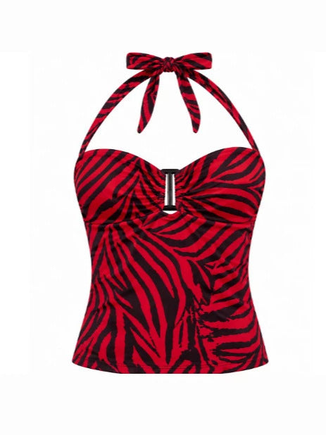 Women's Halter Neck Backless Sleeveless Top