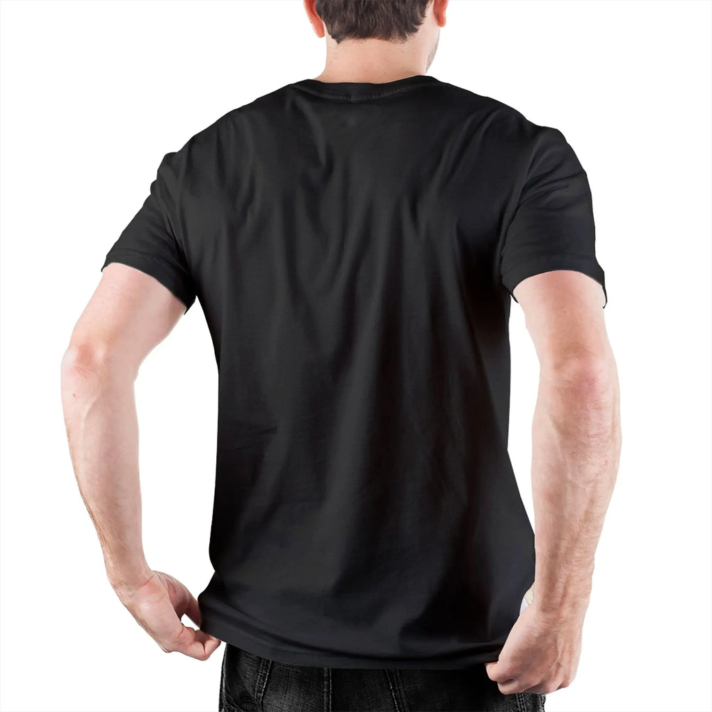 Men's T-Shirt Johnny Cash Humor 100% Cotton Tees Short Sleeve  T Shirt Round Collar Clothes Birthday Present