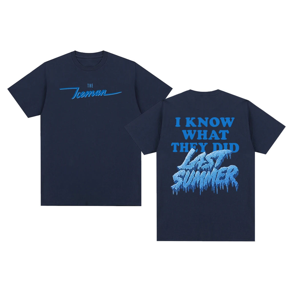 Drake ICEMAN Vintage T-shirt Merch Blue Streetwear Y2k Clothes Female Male Cotton Men T shirt New TEE TSHIRT Womens tops