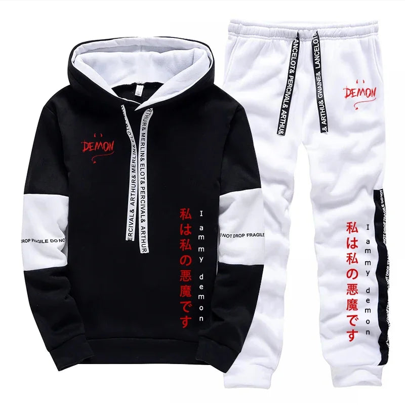 2026 New Arrival Hoodies and Sweatpants 2pcs Set Men/women Daily Casual Sports Hooded Outfit Autumn Unisex Fashion Jogging Suits