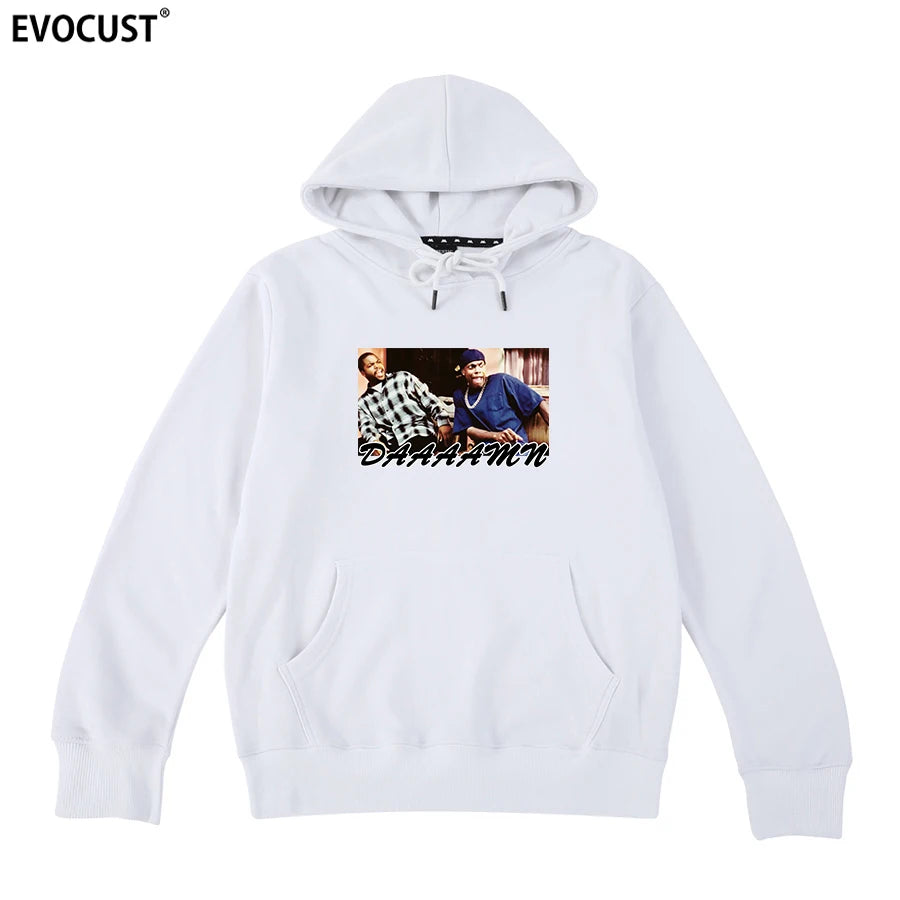 DAAAAMN Ice Cube 2Pac Hiphop Vintage Dr Dre Eazy E Dj Yella Mc Ren Hip Hop Cartoon Hoodies Sweatshirts men women unisex Cotton