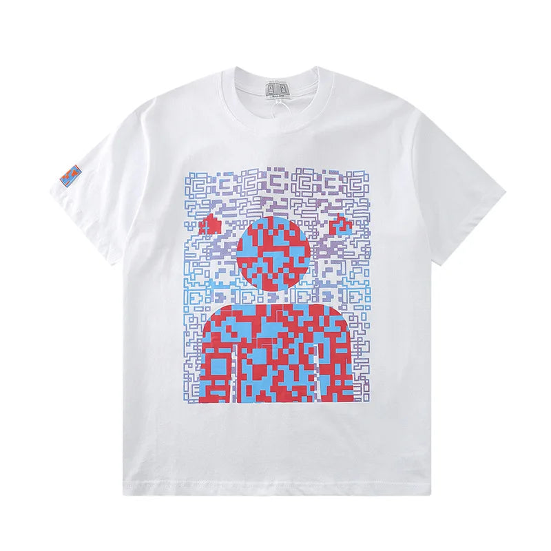 Japanese Trend Brand CAV EMPT T-shirts Simple Line Drawing Letter CE Pattern Print Loose Casual Cavempt  Short Sleeve