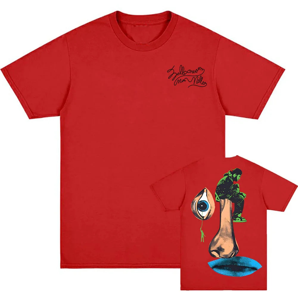 Macc Miller Balloonerism Tshirt Cotton High Quality Summer Tee-shirt Ropa Hombre Camisetas Short Sleeve O-neck Men Women T-shirt