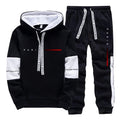 Men's Set Paris Fashion Hoodie and Sweatpants Streetwear Male All Season Daily Casual Sports Pullover Jogging Pants Tracksuit