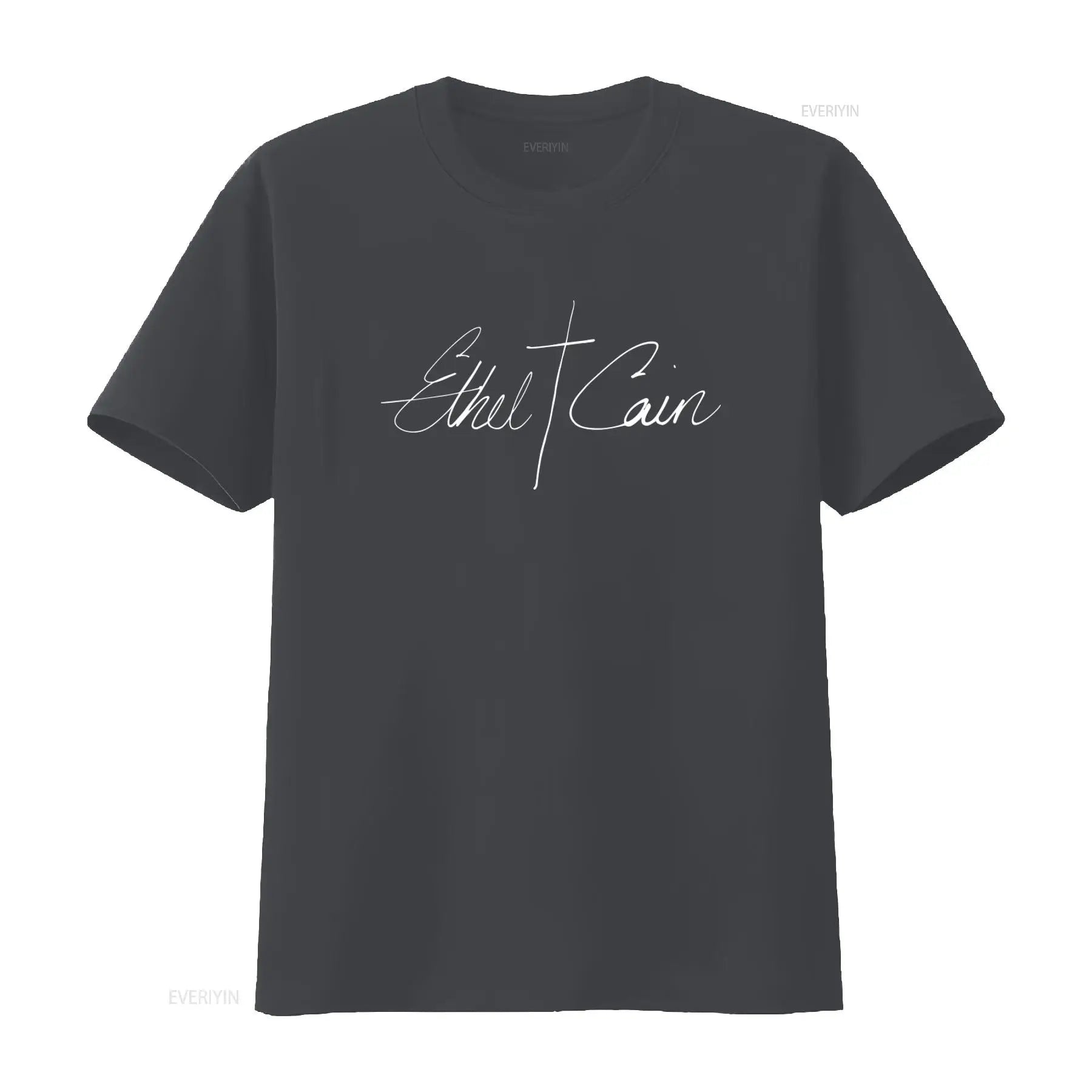 Ethel Cain Logo Preachers Daughter Heavyweight Black  T Shirt vintage Washed Slightly graphic Breathable Comfortable