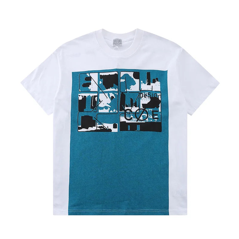 Japanese Trend Brand CAV EMPT T-shirts Simple Line Drawing Letter CE Pattern Print Loose Casual Cavempt  Short Sleeve