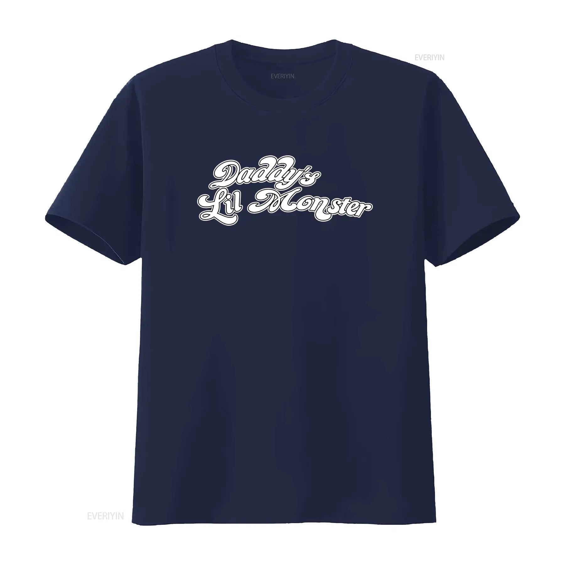 Daddys Lil Monster Sayings Fun T Shirt Sizes S to 5XL vintage Washed designer clothes Versatile Comfortable fashion graphic