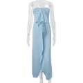 Elegant One-Shoulder Satin Maxi Dress