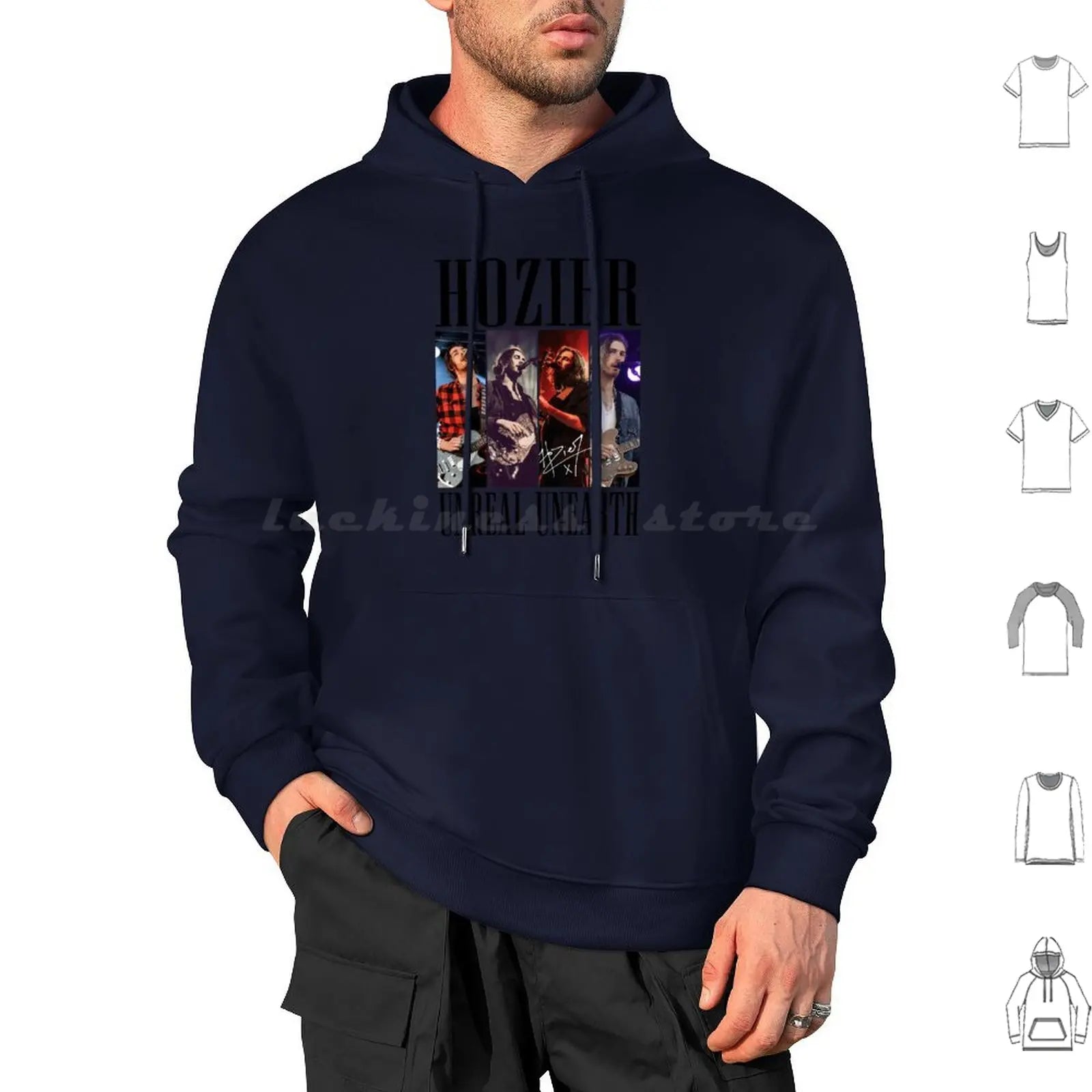 Hozier Unreal Unearth Signature Hoodies Long Sleeve Hozier Music Unreal Unearth Baby Cherry Wine Take Me To Church