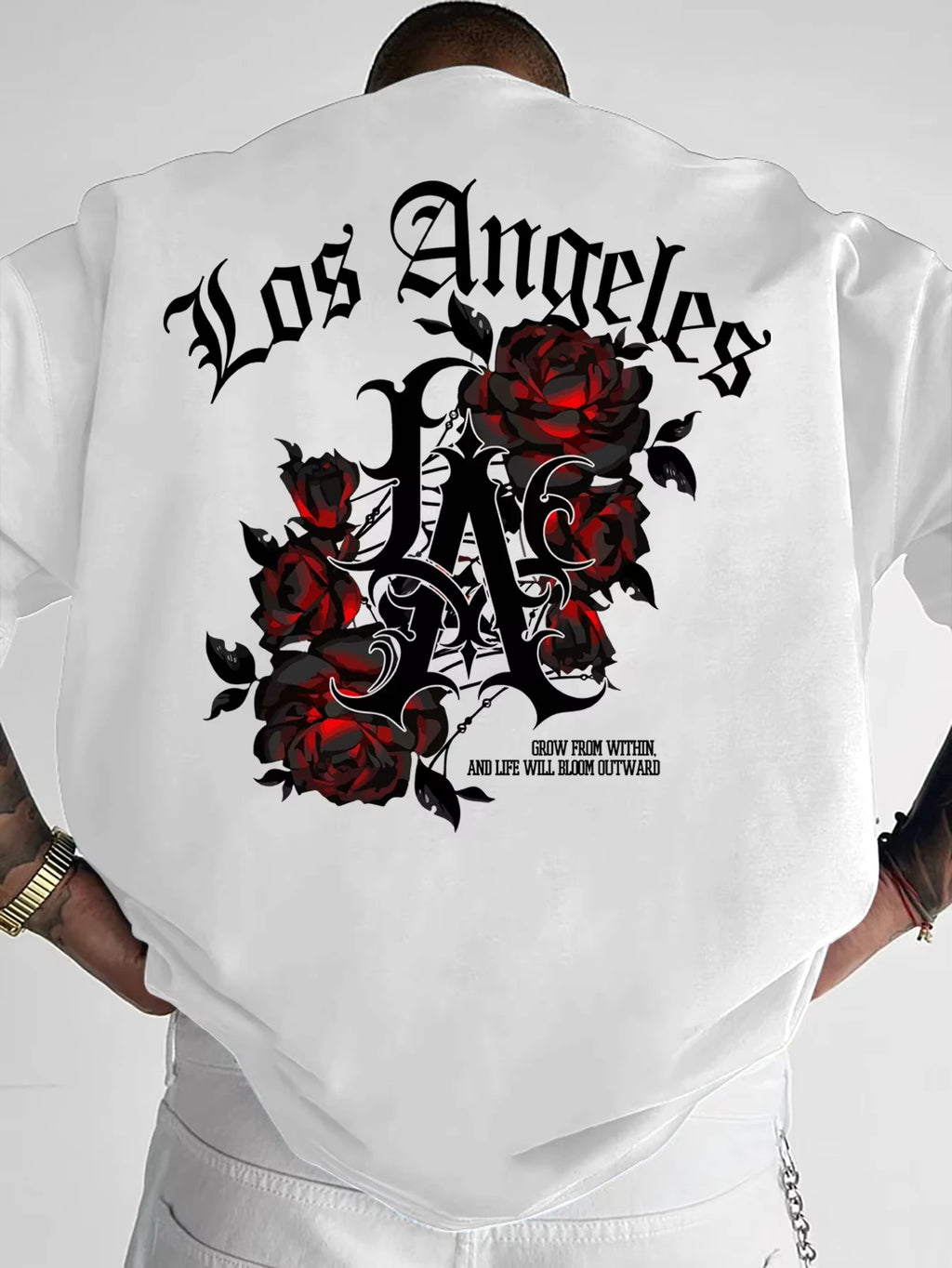 LA Gothic Rose Graphic Tee