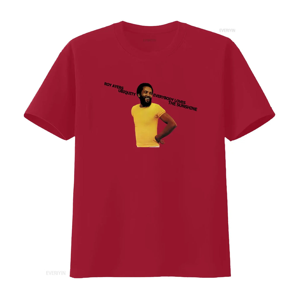Roy Ayers Ubiquity Everybody Loves The Sunshine Jazz RAMP Vintage Hip Hop T Shirt vintage Washed Soft Breathable