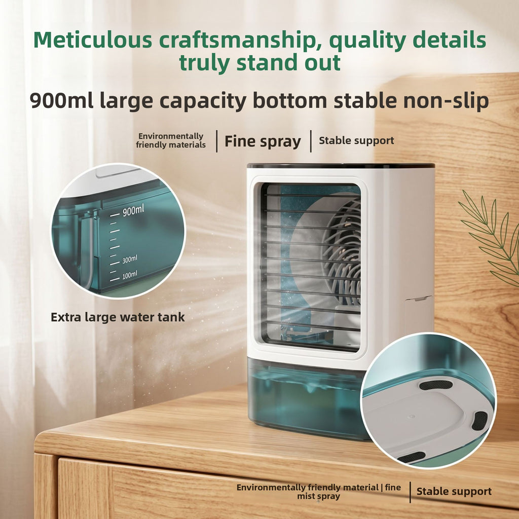 Portable USB Air Cooling Fan with Humidifying Function