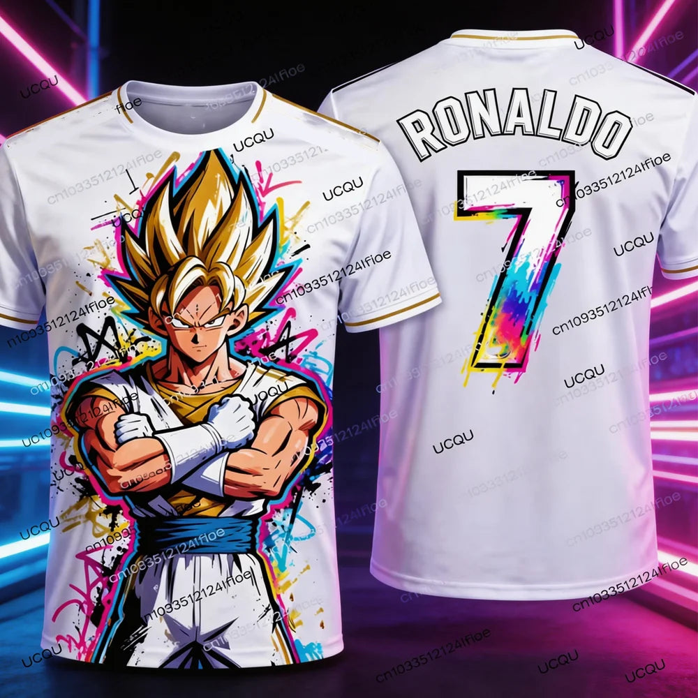 New 2026 Dragon Ball Z Goku/Vegeta Special Edition Soccer Jersey Ronaldo Man Soccer Jersey Special Edition Fan Jersey Set