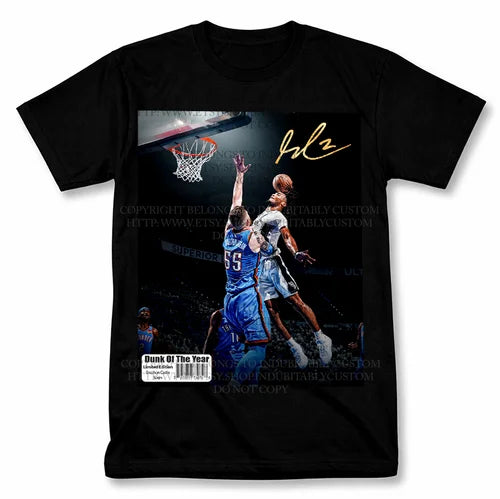Stefon Castle Dunk of The Year Graphic T Shirt Vintage Style Fan Tee