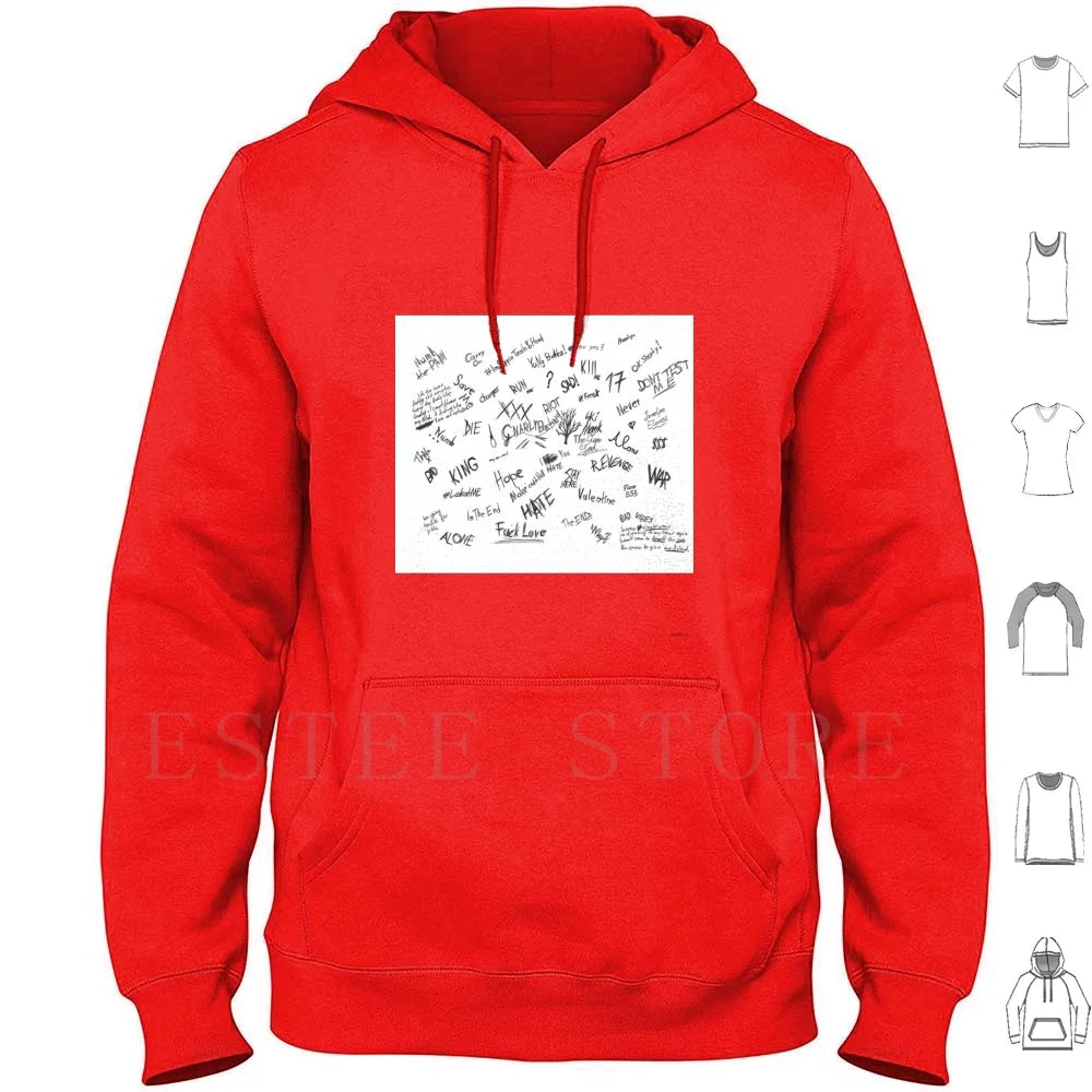 Signature Hoodies Long Sleeve Rapper Megan The Stallion Lil Durk Lil Uzi Vert Liluzi Playboi Playboi Carti Travis