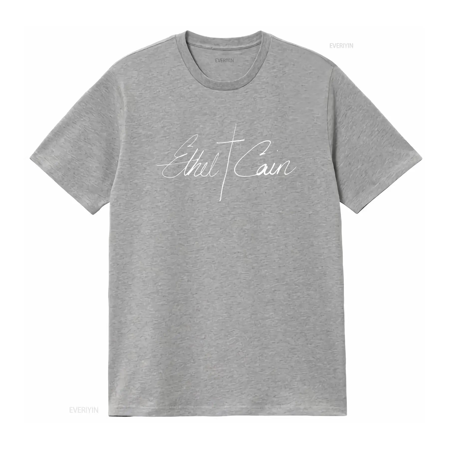 Ethel Cain Logo Preachers Daughter Heavyweight Black  T Shirt vintage Washed Slightly graphic Breathable Comfortable