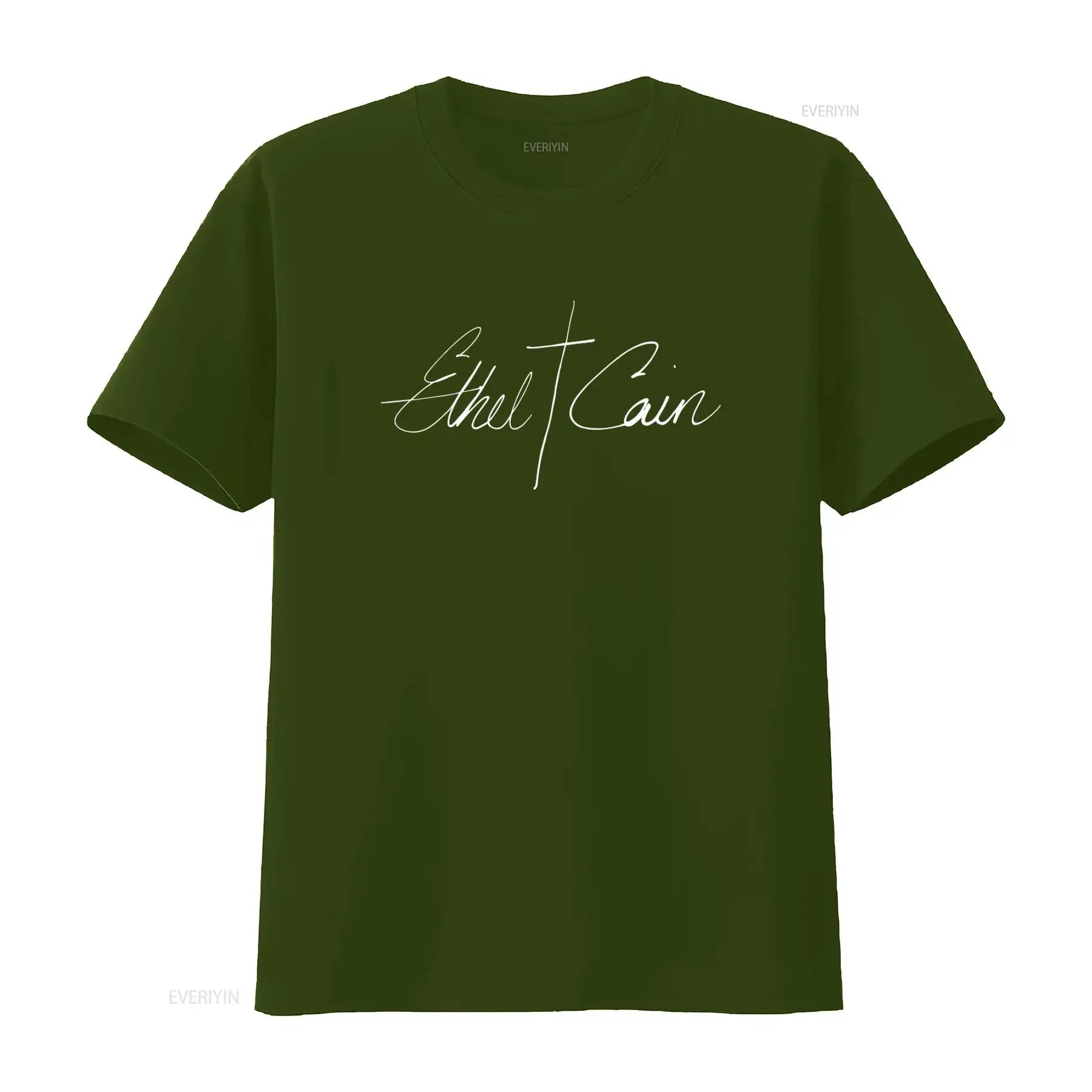 Ethel Cain Logo Preachers Daughter Heavyweight Black  T Shirt vintage Washed Slightly graphic Breathable Comfortable