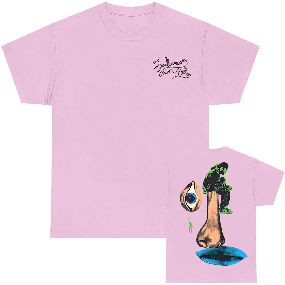 Macc Miller Balloonerism Tshirt Cotton High Quality Summer Tee-shirt Ropa Hombre Camisetas Short Sleeve O-neck Men Women T-shirt